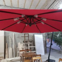سایبان چتری پایه کنار قطر 3
